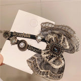 Geometric Street Shot Ladies Hair Clip
