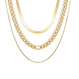Vintage Snake Necklace Multi-layered Choker Sweater Chain Neck Accessory