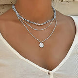 Vintage Snake Necklace Multi-layered Choker Sweater Chain Neck Accessory