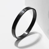 Stainless Steel C-shape Bracelet Men Couples Matching Charm Cuff Bangle