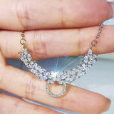 Angel Wings Necklace Zircon AAAA Female Wild Clavicle Chain Gift