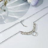 Angel Wings Necklace Zircon AAAA Female Wild Clavicle Chain Gift