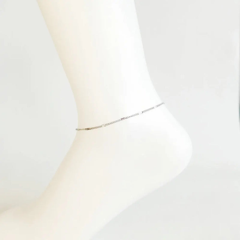 Summer Beach Barefoot Anklet Stainless Steel Jewelry