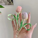 Tulip Hairpin Gothic Jewelry Tiaras Bulk