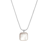 Shell Pendant Necklace Personalized Stainless Steel Charming Jewelry