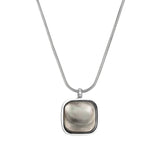 Shell Pendant Necklace Personalized Stainless Steel Charming Jewelry