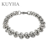 Long Chain Necklace with Bracelets Set for Women - Birthday Gift