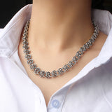 Long Chain Necklace with Bracelets Set for Women - Birthday Gift
