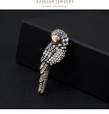 Animal Brooch Crystal Rhinestones Pin for Women Clothing Jewelry