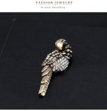 Animal Brooch Crystal Rhinestones Pin for Women Clothing Jewelry