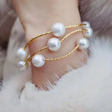 Simulated Pearl Bracelets For Women Layers Bracelet Jewelry