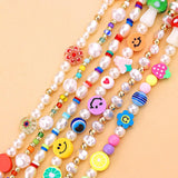 Bohemian Simulated Pearl Fruit Choker Necklace For Women