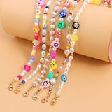 Bohemian Simulated Pearl Fruit Choker Necklace For Women