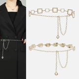 Metal Hollow Out Waist Chain Pendant for Women