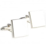 Silver Metal Cufflink Cuff Link