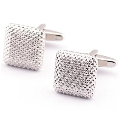 Silver Metal Cufflink Cuff Link