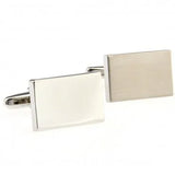 Silver Metal Cufflink Cuff Link