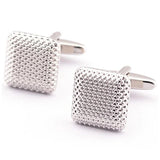 Silver Metal Cufflink Cuff Link