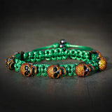 Skeleton Bracelet Homme CZ Zircon Braided Bracelet