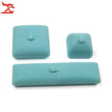 Sky Velvet Engagement Jewelry Box Double Open Couple Ring Pendant Case
