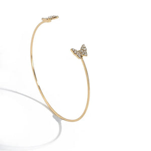 Small Butterfly Bracelet Charm Alloy Bracelet Creative Retro Female Jewelry