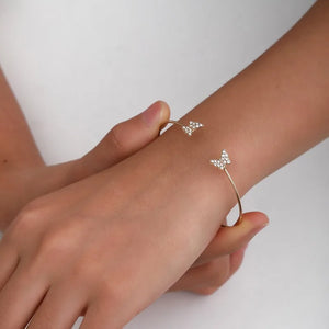 Small Butterfly Bracelet Charm Alloy Bracelet Creative Retro Female Jewelry
