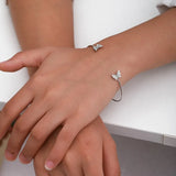 Small Butterfly Bracelet Charm Alloy Bracelet Creative Retro Female Jewelry