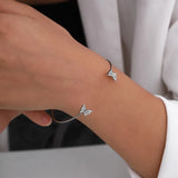 Small Butterfly Bracelet Charm Alloy Bracelet Creative Retro Female Jewelry