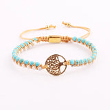 Life Tree Braided Macrame Beaded Friendship Bracelet