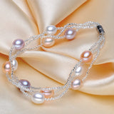Natural Freshwater Pearl Magnetic Bracelet for Women