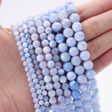 Natural Shell Beads Round Charm Bulk Spacer for DIY Bracelet Making 15in 4-8mm