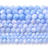 Natural Shell Beads Round Charm Bulk Spacer for DIY Bracelet Making 15in 4-8mm