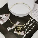 Snake Punk Alloy Collar Choker Necklaces Indian Maxi Jewelry Women
