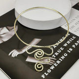 Snake Punk Alloy Collar Choker Necklaces Indian Maxi Jewelry Women