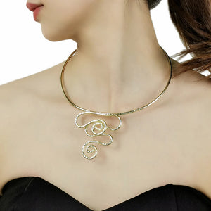 Snake Punk Alloy Collar Choker Necklaces Indian Maxi Jewelry Women