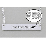 Personalized Soccer Choker Necklace Engraved Stainless Steel Baseball Bat Softba