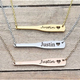 Personalized Soccer Choker Necklace Engraved Stainless Steel Baseball Bat Softba