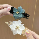 Flower Shape Hair Claws Sweet Hair Clips Hairpins Women Headdress Accessories