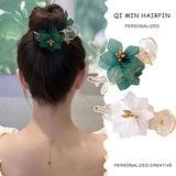 Flower Shape Hair Claws Sweet Hair Clips Hairpins Women Headdress Accessories