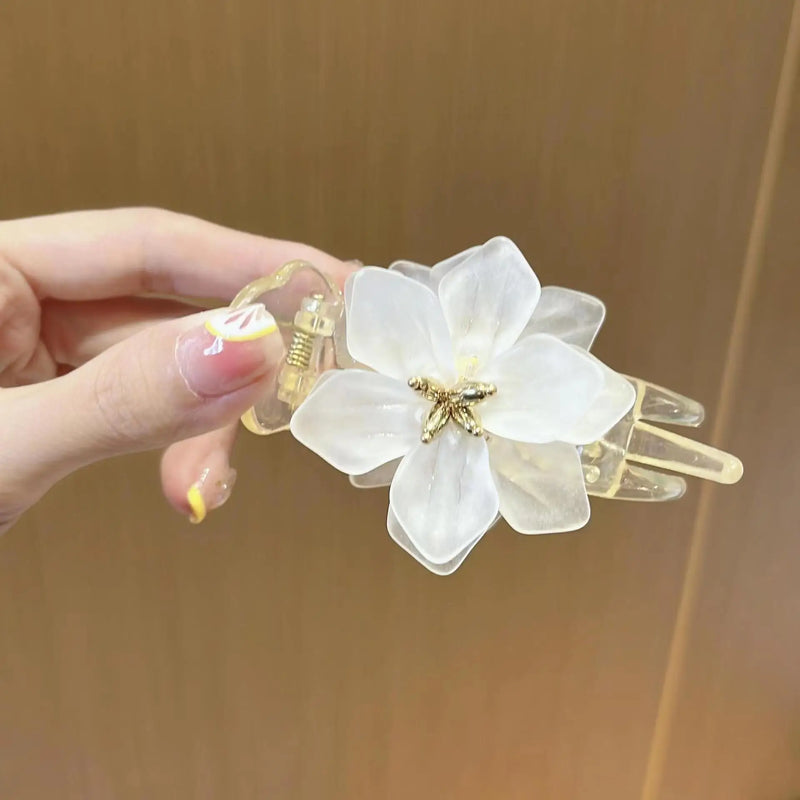Flower Shape Hair Claws Sweet Hair Clips Hairpins Women Headdress Accessories