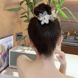 Flower Shape Hair Claws Sweet Hair Clips Hairpins Women Headdress Accessories