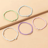 Colorful Rice Bead Beach Bracelet for Women - Boho Charm Bangle