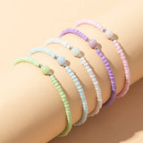 Colorful Rice Bead Beach Bracelet for Women - Boho Charm Bangle