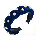 Solid Satin Braiding Hairband Headband Adult Hair Accessories