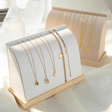 Large Wooden Jewelry Stand Display Holder