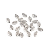 Spacer Beads Leaf Antique Silver Metal Beads DIY Making Bracelets Necklace