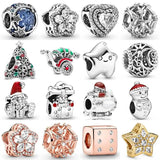 Sparkling Stars Constellation Snowflake Glitter Charm