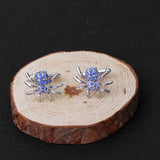 Spider Cufflinks High Alloy Rhinestones Cuff Buttons For Men Women