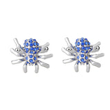 Spider Cufflinks High Alloy Rhinestones Cuff Buttons For Men Women