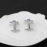 Spider Cufflinks High Alloy Rhinestones Cuff Buttons For Men Women